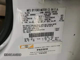 2003 Ford F-250 XL z VIN 1FTNW21L43ED61246, wystawiony jako Copart lot #89172355 z przebiegiem 174 011 mil mil oraz Szkoda całkowita • Salvage title. Historia ofert i sprzedaży dostępna na DreamBid. Obrazek 13.