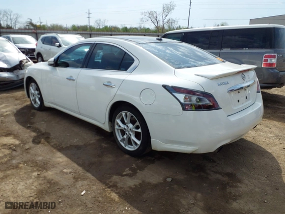 2012 Nissan Maxima 3.5 SV with VIN 1N4AA5AP8CC848145, listed as a IAAI auction lot 41887748 with 181,256 mi miles. Bid and sale history available at carsss.com. Image 3.