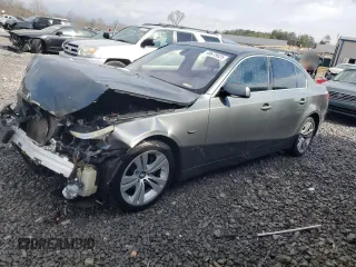 2004 BMW 5 Series 525i with VIN WBANA53564B850603, listed as a Copart auction lot 48678625 with 194,897 mi miles and Salvage Title. Bid and sale history available at carsss.com. Image 1.
