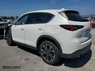 2022 Mazda CX-5 2.5 S Premium Plus Package with VIN JM3KFBEM1N1571455, listed as a Copart auction lot 54011325 with 43,233 mi miles and Clean Title. Bid and sale history available at carsss.com. Image 2.