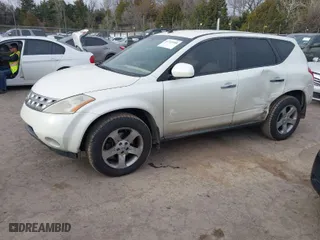 2005 Nissan Murano SE with VIN JN8AZ08T55W318942, listed as a IAAI auction lot 41743188 with 174,134 mi miles. Bid and sale history available at carsss.com. Image 1.