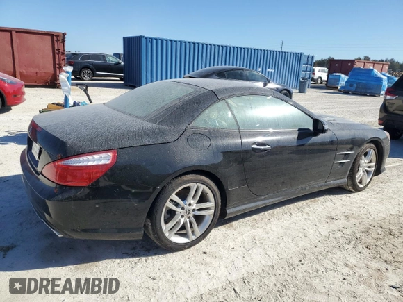 2013 Mercedes-Benz SL-Class SL 550 with VIN WDDJK7DA9DF001926, listed as a Copart auction lot 75355584 with 0 mi miles and Salvage Title. Bid and sale history available at carsss.com. Image 3.