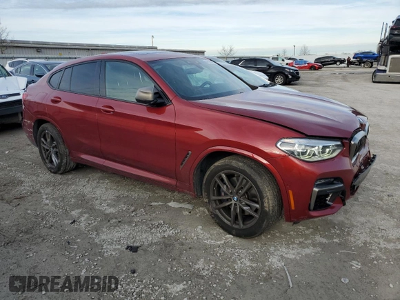2020 BMW X4 M40i with VIN 5UX2V5C07L9C32535, listed as a Copart auction lot 44514375 with 52,004 mi miles and Non repairable. Bid and sale history available at DreamBid. Image 4.