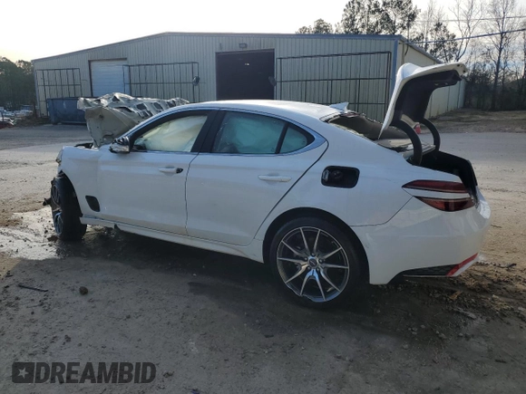 2023 Genesis G70 2.0T with VIN KMTG34TA7PU127110, listed as a Copart auction lot 41560564 with Not Provided miles and Non Repairable. Bid and sale history available at DreamBid. Image 2.