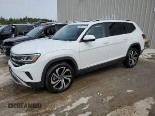 2022 Volkswagen Atlas SEL with VIN 1V2BP2CA0NC530770, listed as a Copart auction lot 55657454 with 31,121 mi miles and Salvage title. Bid and sale history available at DreamBid. Image 1.