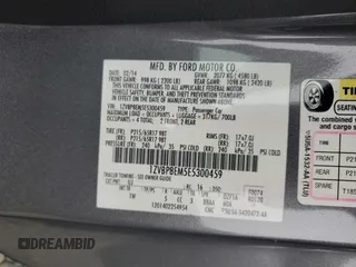 2014 Ford Mustang V6 with VIN 1ZVBP8EM5E5300459, listed as a Copart auction lot 85114284 with 132,059 mi miles and Salvage Title. Bid and sale history available at carsss.com. Image 13.
