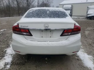 2015 Honda Civic Sedan LX with VIN 19XFB2F56FE263340, listed as a Copart auction lot 50523355 with 134,973 mi miles and Salvage Title. Bid and sale history available at carsss.com. Image 6.