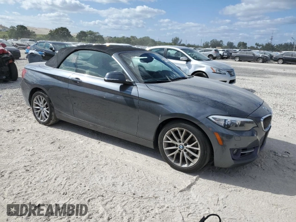 2016 BMW 2 Series 228i xDrive with VIN WBA1L9C56GV767918, listed as a Copart auction lot 88708505 with 69,110 mi miles and Salvage Title. Bid and sale history available at carsss.com. Image 4.