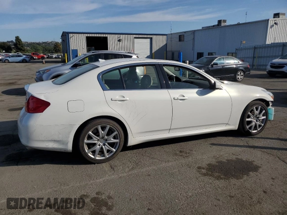 2011 Infiniti G37 Journey with VIN JN1CV6AP9BM304987, listed as a Copart auction lot 53194825 with 191,477 mi miles and Salvage Title. Bid and sale history available at DreamBid. Image 3.