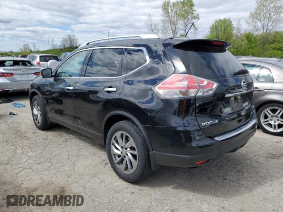 2014 Nissan Rogue SL with VIN 5N1AT2MV5EC780205, listed as a Copart auction lot 49141294 with 180,090 mi miles and Salvage Title. Bid and sale history available at carsss.com. Image 2.