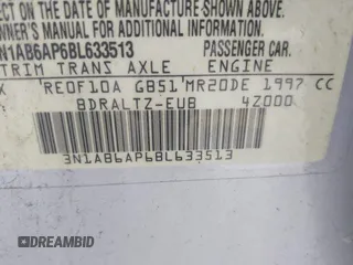 2011 Nissan Sentra S with VIN 3N1AB6AP6BL633513, listed as a IAAI auction lot 42783361 with 124,088 mi miles and . Bid and sale history available at DreamBid. Image 9.