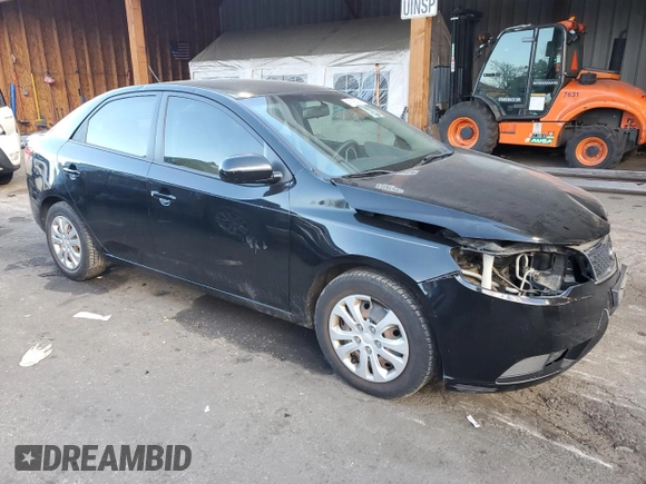 2013 Kia Forte LX with VIN KNAFT4A24D5679298, listed as a Copart auction lot 47195305 with 50,556 mi miles and Salvage Title. Bid and sale history available at carsss.com. Image 4.