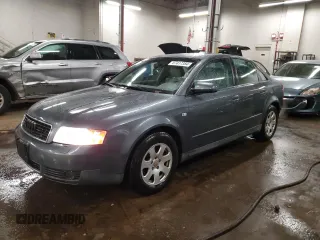 2003 Audi A4 1.8T with VIN WAULC68E53A264026, listed as a Copart auction lot 87417384 with 108,706 mi miles and Salvage Title. Bid and sale history available at carsss.com. Image 1.