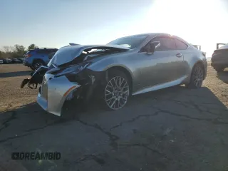 2021 Lexus RC with VIN JTHD85EC9M5006171, listed as a Copart auction lot 86593954 with 54,980 mi miles and Salvage Title. Bid and sale history available at carsss.com. Image 1.