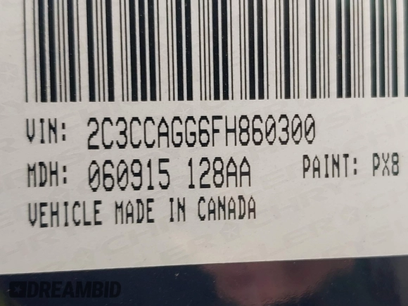 2015 Chrysler 300 with VIN 2C3CCAGG6FH860300, listed as a IAAI auction lot 41504792 with 79,229 mi miles. Bid and sale history available at carsss.com. Image 9.