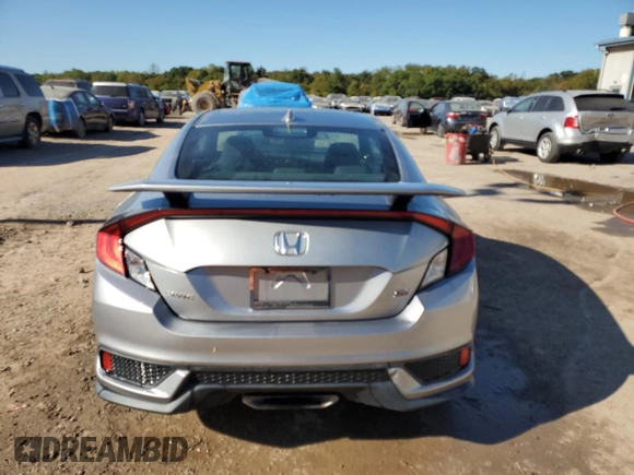 2018 Honda Civic Si Coupe with VIN 2HGFC3A50JH753815, listed as a Copart auction lot 74339004 with 73,694 mi miles and Salvage Title. Bid and sale history available at carsss.com. Image 6.