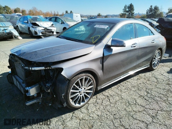 2016 Mercedes-Benz CLA with VIN WDDSJ4GB4GN295806, listed as a Copart auction lot 67841772 with 24,840 mi miles. Bid and sale history available at carsss.com. Image 1.