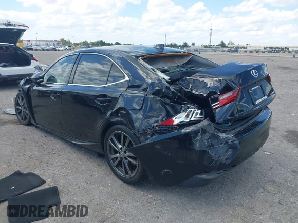 2016 Lexus IS 200t with VIN JTHBA1D22G5016073, listed as a IAAI auction lot 41905182 with Not Provided miles and . Bid and sale history available at DreamBid. Image 3.