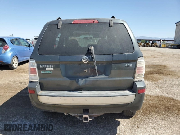 2009 Mercury Mariner Premier with VIN 4M2CU97G69KJ22351, listed as a Copart auction lot 62861255 with Not provided miles and Clean title. Bid and sale history available at DreamBid. Image 6.