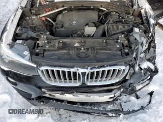2016 BMW X3 xDrive28i with VIN 5UXWX9C56G0D72472, listed as a Copart auction lot 87947105 with 108,023 mi miles and Salvage Title. Bid and sale history available at DreamBid. Image 12.