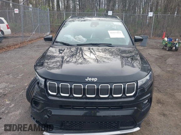 2022 Jeep Compass High Altitude with VIN 3C4NJDCB1NT108788, listed as a IAAI auction lot 41917869 with 77,359 mi miles and . Bid and sale history available at DreamBid. Image 12.