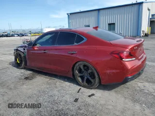 2020 Genesis G70 2.0T with VIN KMTG44LA8LU045233, listed as a Copart auction lot 55247925 with 42,405 mi miles and Salvage title. Bid and sale history available at DreamBid. Image 2.