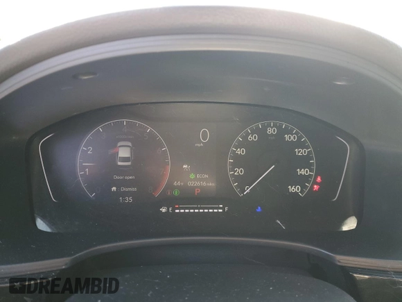 2024 Honda Civic Sport with VIN 2HGFE2F51RH519868, listed as a Copart auction lot 42130745 with 22,616 mi miles and Salvage Title. Bid and sale history available at DreamBid. Image 9.
