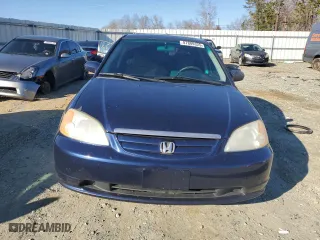 2002 Honda Civic EX with VIN 1HGES26812L037960, listed as a Copart auction lot 87889325 with 239,548 mi miles and Salvage Title. Bid and sale history available at carsss.com. Image 5.