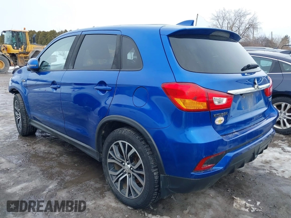 2018 Mitsubishi Outlander Sport ES 2.0 with VIN JA4AR3AUXJU020449, listed as a IAAI auction lot 41694600 with 87,433 mi miles. Bid and sale history available at carsss.com. Image 3.