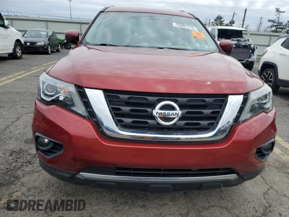 2017 Nissan Pathfinder SL with VIN 5N1DR2MM1HC609569, listed as a Copart auction lot 53081315 with 100,912 mi miles and Salvage Title. Bid and sale history available at carsss.com. Image 5.