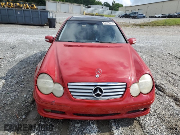 2003 Mercedes-Benz C 230 Kompressor with VIN WDBRN40J73A418674, listed as a Copart auction lot 56570055 with Not provided miles and Clean title. Bid and sale history available at DreamBid. Image 5.