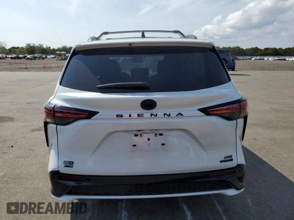 2023 Toyota Sienna XSE 25th Anniversary with VIN 5TDCSKFC6PS083719, listed as a Copart auction lot 71627604 with 71,367 mi miles and Salvage title. Bid and sale history available at DreamBid. Image 6.