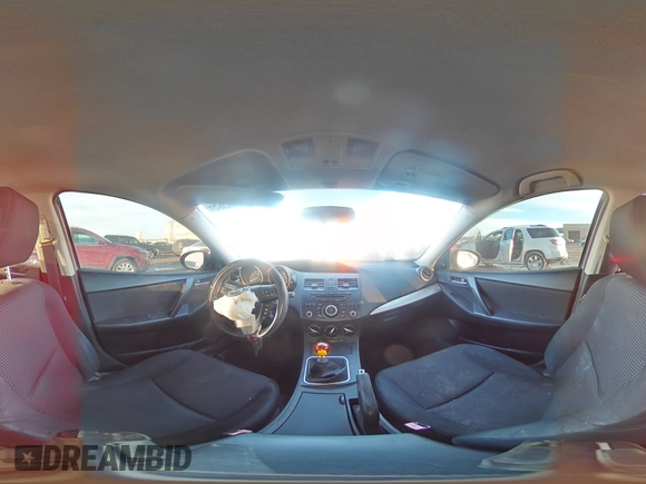 2012 Mazda 3 i Touring with VIN JM1BL1V79C1553935, listed as a Copart auction lot 46500285 with 195,337 mi miles and Salvage Title. Bid and sale history available at DreamBid. Image 13.