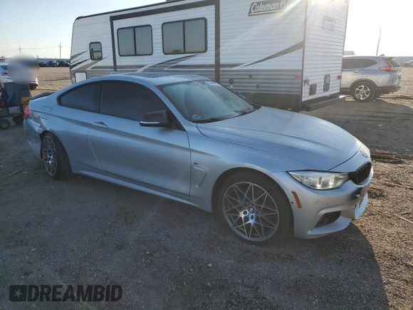 2016 BMW 4 Series 435i xDrive z VIN WBA3R5C57GK373488, wystawiony jako Copart lot #57884875 z przebiegiem 87 635 mil mil oraz Szkoda całkowita • Salvage title. Historia ofert i sprzedaży dostępna na DreamBid. Obrazek 4.