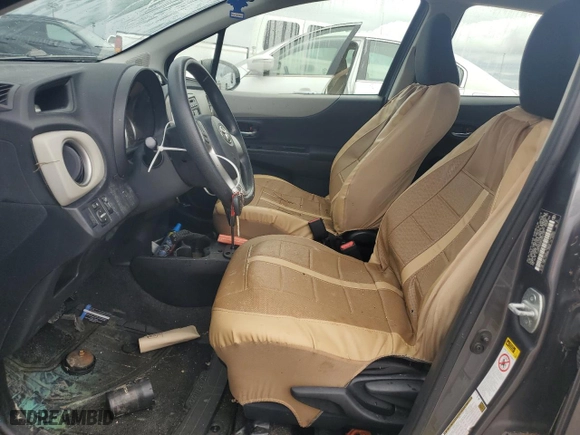 2014 Toyota Yaris L with VIN JTDKTUD32ED587183, listed as a Copart auction lot 75106764 with 0 mi miles and Salvage Title. Bid and sale history available at carsss.com. Image 7.