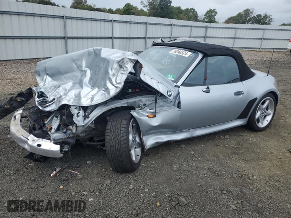 1998 BMW 3 Series Z3 2.8 with VIN 4USCJ3322WLB62533, listed as a Copart auction lot 70248524 with Not provided miles and Salvage title. Bid and sale history available at DreamBid. Image 1.
