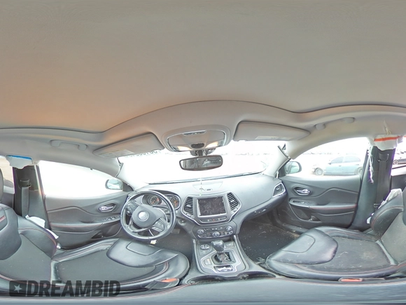 2021 Jeep Cherokee Trailhawk with VIN 1C4PJMBX2MD143446, listed as a Copart auction lot 55166945 with 83,841 mi miles and Salvage title. Bid and sale history available at DreamBid. Image 16.