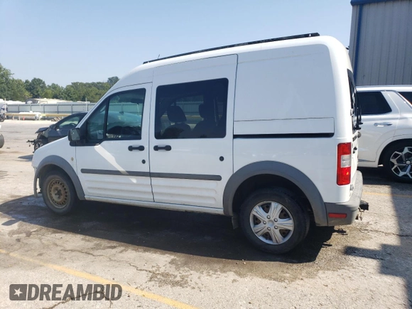 2013 Ford Transit Connect XL with VIN NM0LS6AN4DT129378, listed as a Copart auction lot 68691494 with 153,450 mi miles and Salvage Title. Bid and sale history available at carsss.com. Image 2.