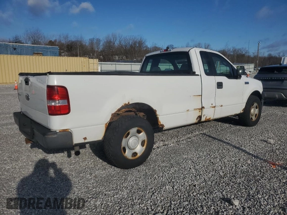 2005 Ford F-150 XL with VIN 1FTRF12235NC03999, listed as a Copart auction lot 50401075 with 73,074 mi miles and Clean Title. Bid and sale history available at carsss.com. Image 3.