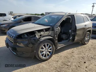 2018 Jeep Cherokee Limited with VIN 1C4PJLDX3JD605726, listed as a Copart auction lot 53129285 with 89,505 mi miles and Salvage title. Bid and sale history available at DreamBid. Image 1.