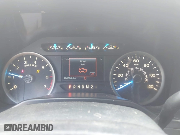 2015 Ford F-150 XL with VIN 1FTEX1CP1FKE81373, listed as a IAAI auction lot 42176024 with 186,808 mi miles. Bid and sale history available at carsss.com. Image 7.