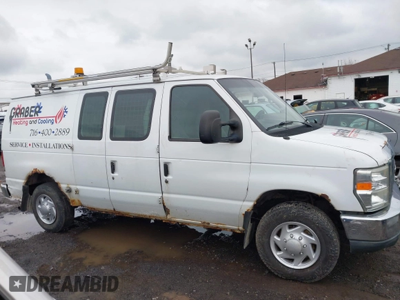 2011 Ford Econoline Cargo Commercial with VIN 1FTNE1EW1BDA17492, listed as a IAAI auction lot 41036647 with 242,810 mi miles and . Bid and sale history available at DreamBid. Image 13.
