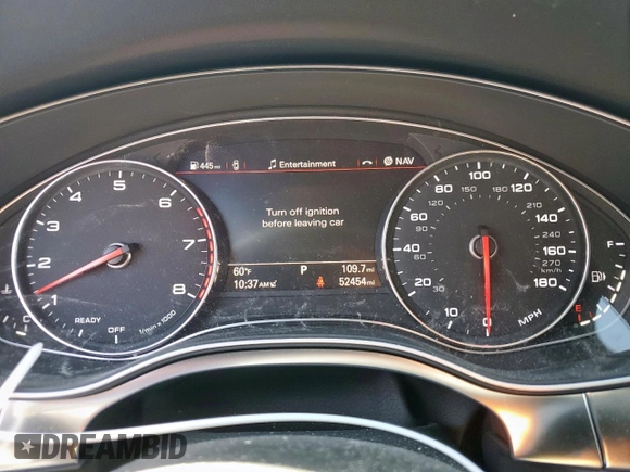2018 Audi A6 Premium Plus z VIN WAUG3AFCXJN107037, wystawiony jako Copart lot #52023275 z przebiegiem 52 454 mil mil oraz Szkoda całkowita • Salvage title. Historia ofert i sprzedaży dostępna na DreamBid. Obrazek 9.