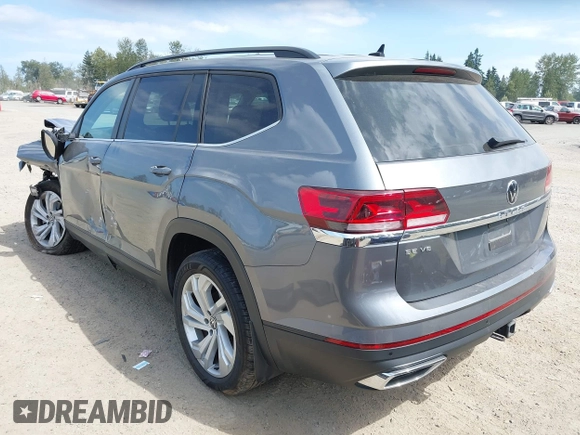 2023 Volkswagen Atlas SE с VIN 1V2HR2CA9PC509908, выставлен на аукционе IAAI как лот 42491459 с пробегом 36 812 миль миль и . История ставок и продаж доступна на DreamBid. Изображение 3.
