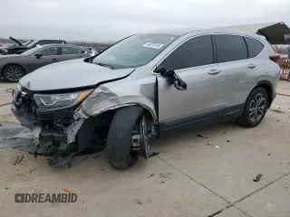 2021 Honda CR-V EX-L with VIN 2HKRW1H84MH400061, listed as a Copart auction lot 44078145 with 24,155 mi miles and Salvage Title. Bid and sale history available at carsss.com. Image 1.