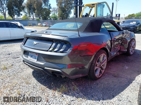 2020 Ford Mustang EcoBoost with VIN 1FATP8UH4L5130500, listed as a IAAI auction lot 41841789 with 1 mi miles. Bid and sale history available at carsss.com. Image 4.