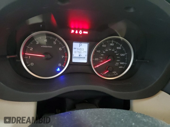 2014 Subaru Crosstrek Premium с VIN JF2GPAVC8E8233881, выставлен на аукционе Copart как лот 59618735 с пробегом 107 501 миль миль и Чистый • Clean title. История ставок и продаж доступна на DreamBid. Изображение 9.