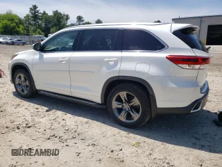 2017 Toyota Highlander Limited with VIN 5TDDZRFHXHS413030, listed as a Copart auction lot 58913115 with 93,295 mi miles and Salvage title. Bid and sale history available at DreamBid. Image 2.