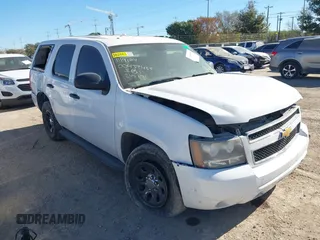 2012 Chevrolet Tahoe Commercial z VIN 1GNLC2E01CR245275, wystawiony jako IAAI lot #41069908 z przebiegiem 188 179 mil mil oraz . Historia ofert i sprzedaży dostępna na DreamBid. Obrazek 1.