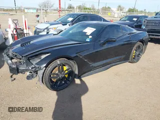 2015 Chevrolet Corvette 3LT with VIN 1G1YE2D78F5104697, listed as a IAAI auction lot 41236668 with 44,253 mi miles. Bid and sale history available at carsss.com. Image 2.